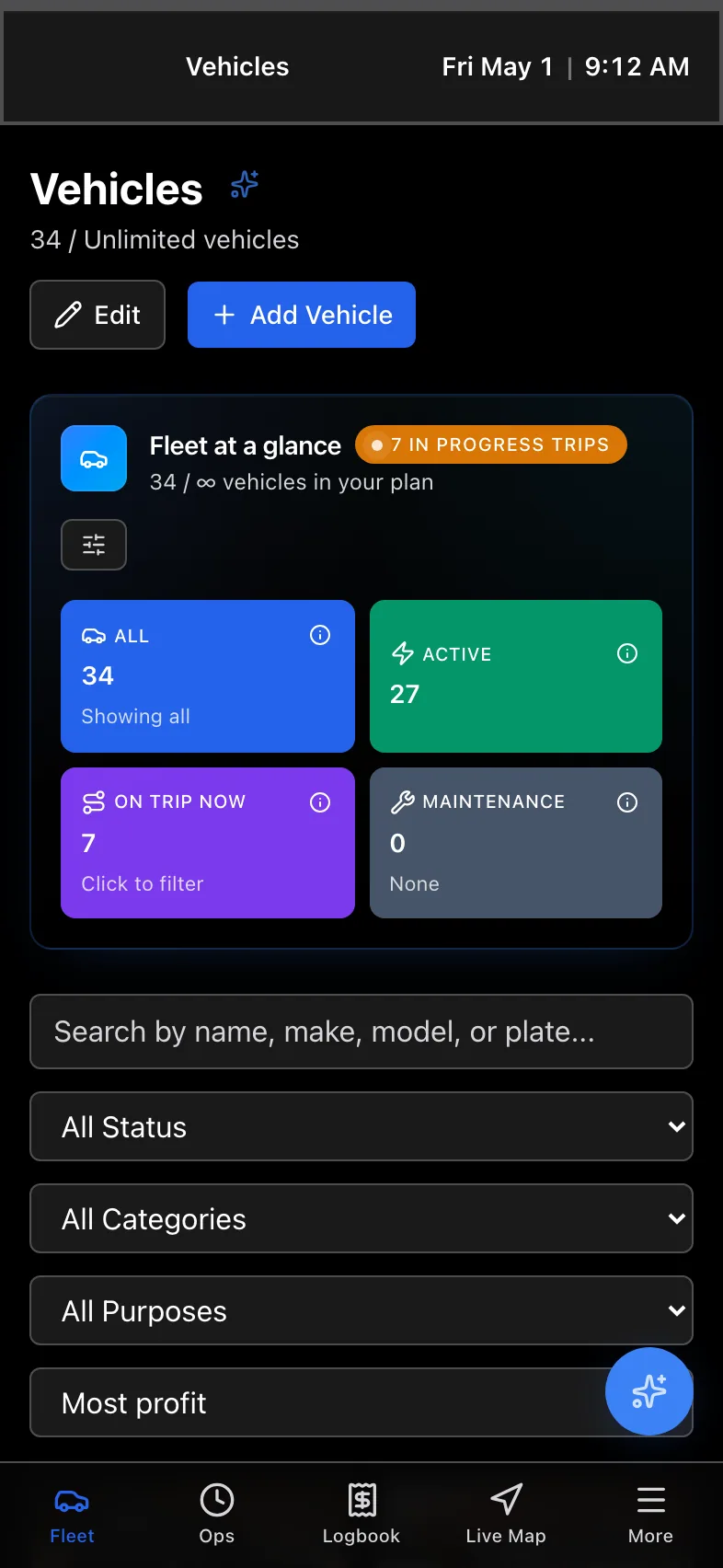 Vehicles on mobile